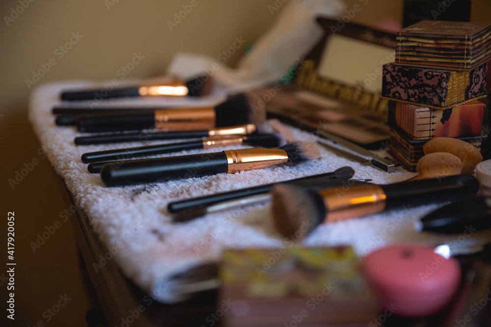 Fototapeta premium Make up brushes