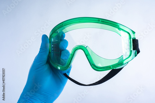Skin and eye protection. Ha...