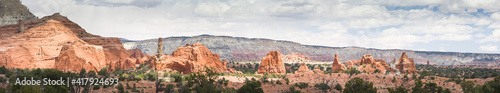 Kodachrome Basin  USA  panoramic landscape