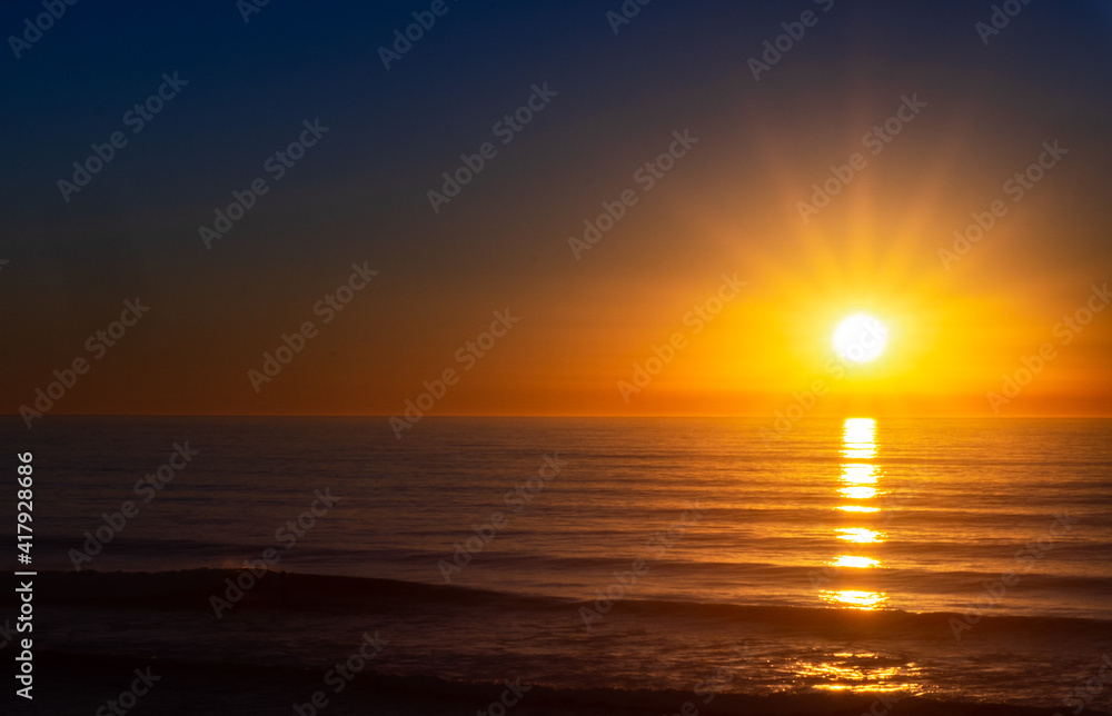 Obraz premium Sunset Del Mar Cliffs