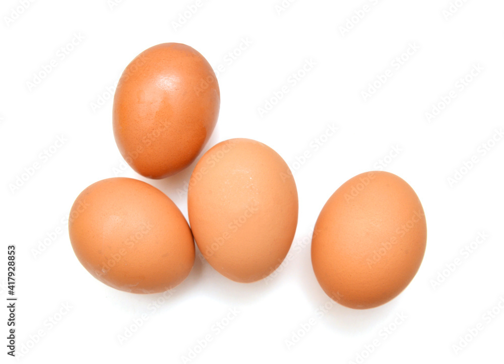 Eggs isolated on white background Eggs isolated on white background