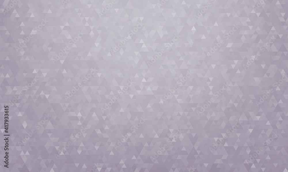 Abstract geometric background, pattern of triangles in purple sage, design for poster, banner, card and template. Vector illustration