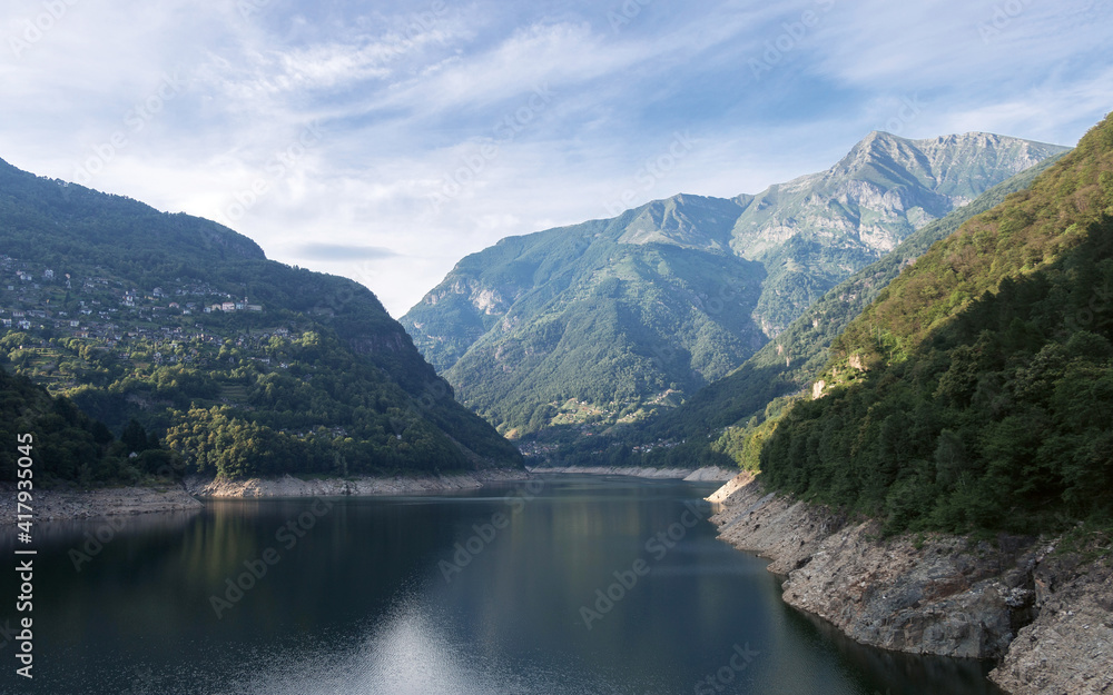 Valle Verzasca River and Montain site, Switzerland Valle Verzasca River and Montain site, Switzerland