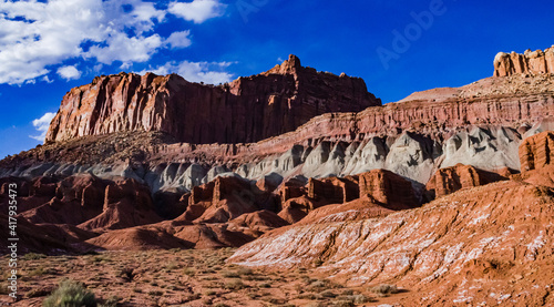 Layered clay and stone geological formations in Canyonlands NP is in Utah © Oleg Kovtun