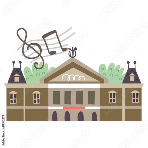 Vector Illustration of . Vector image isolated on a white background. 