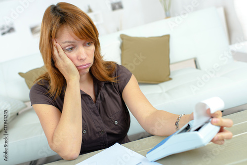 she has a small income