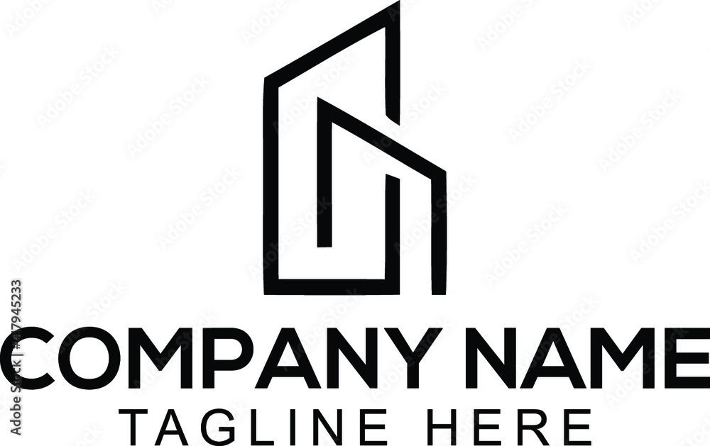 Real Estate Property Construction Mortgage Realtor Logo Real Estate Property Construction Mortgage Realtor Logo