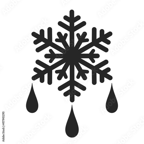 Defrost vector icon