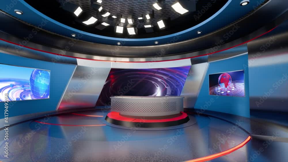 3D Virtual TV Studio News , TV On Wall.3D Virtual News Studio Background Loop 3D Virtual TV Studio News , TV On Wall.3D Virtual News Studio Background Loop