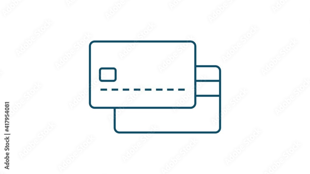 Money, finance, payments. Set outline web icon. Motion graphics. Money, finance, payments. Set outline web icon. Motion graphics.