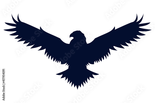 wild eagle silhouette