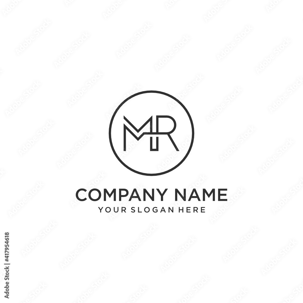 Abstract MR initials logo design. Simple, clean and luxurious. Suitable for consulting businesses, fashion, photographers, contractors, architecture and other businesses. Abstract MR initials logo design. Simple, clean and luxurious. Suitable for consulting businesses, fashion, photographers, contractors, architecture and other businesses.