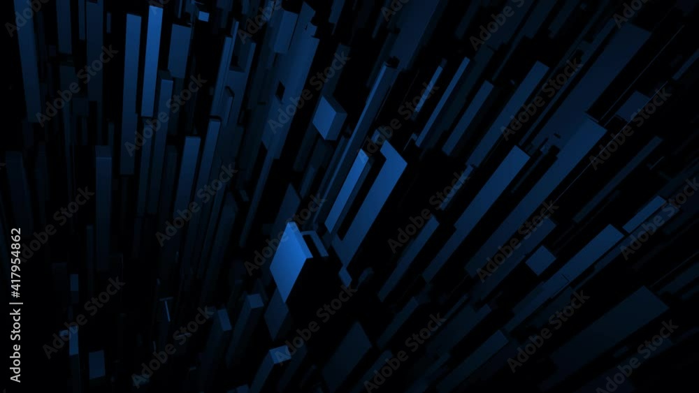 abstract looped 4k dark blue background with neon light like cyberpunk night city. Network of different sizes blocks as light bulbs. Bg for show or events, music videos, VJ loop for night clubs abstract looped 4k dark blue background with neon light like cyberpunk night city. Network of different sizes blocks as light bulbs. Bg for show or events, music videos, VJ loop for night clubs