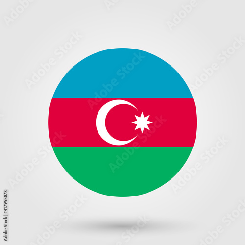 Flag of Azerbaijan, vector illustration. Free Download Flag of Azerbaijan, vector illustration. - GFXLoad