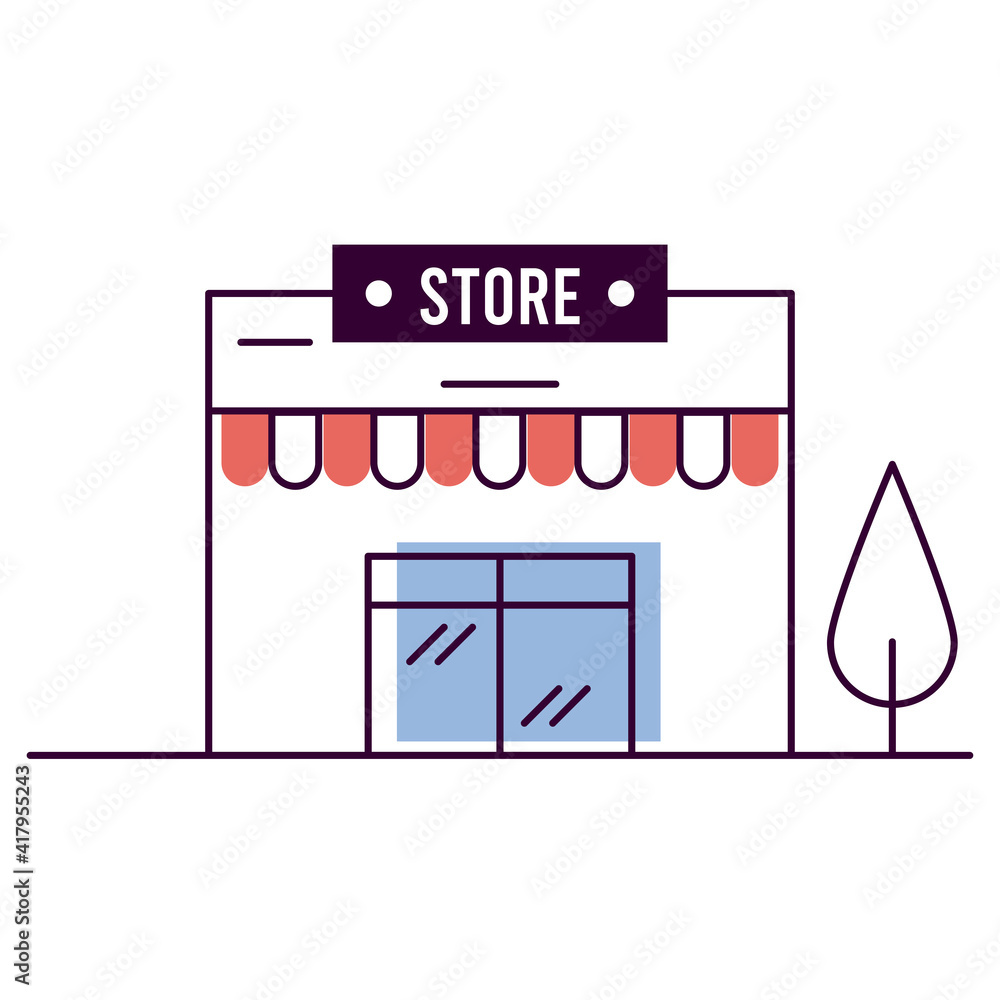 store building front store building front