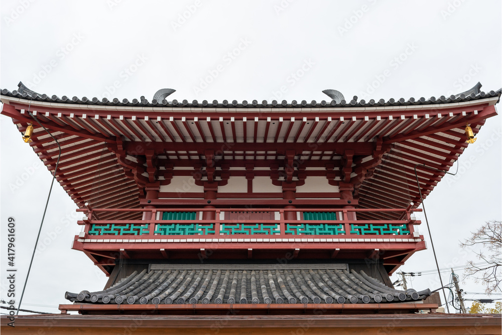 Taikoro of Shitennoji temple in Osaka, Japan