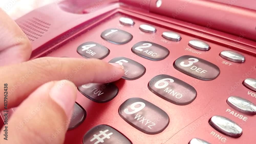 using an old home phone with color maroon using an old home phone with color maroon