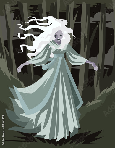 crying banshee folklore mythology ghost photo