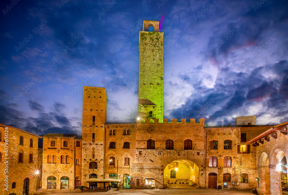 Obraz premium San Gimignano, Tuscany, Italy