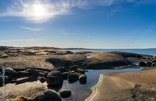 Ytre Hvaler National Park in Norway, on the border with Sweden photo