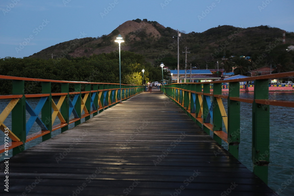 Fototapeta premium bridge to the sea
