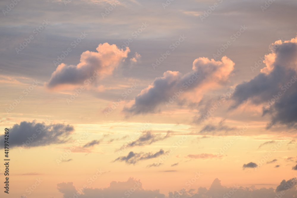 clouds and sunset