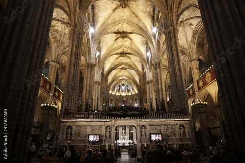 interior of saint cathedral city © jorgeandres