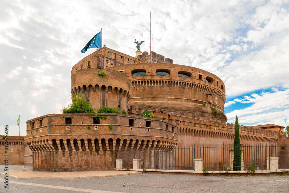 Castelo de Sant´Ângelo, margens do rio Tibre, Roma