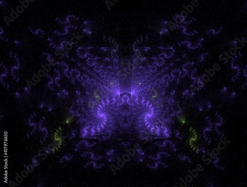 Imaginatory fractal background Image