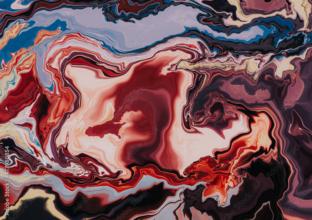 Illustration of a bright trippy background with mixed colors Stock Illustration | Adobe Stock