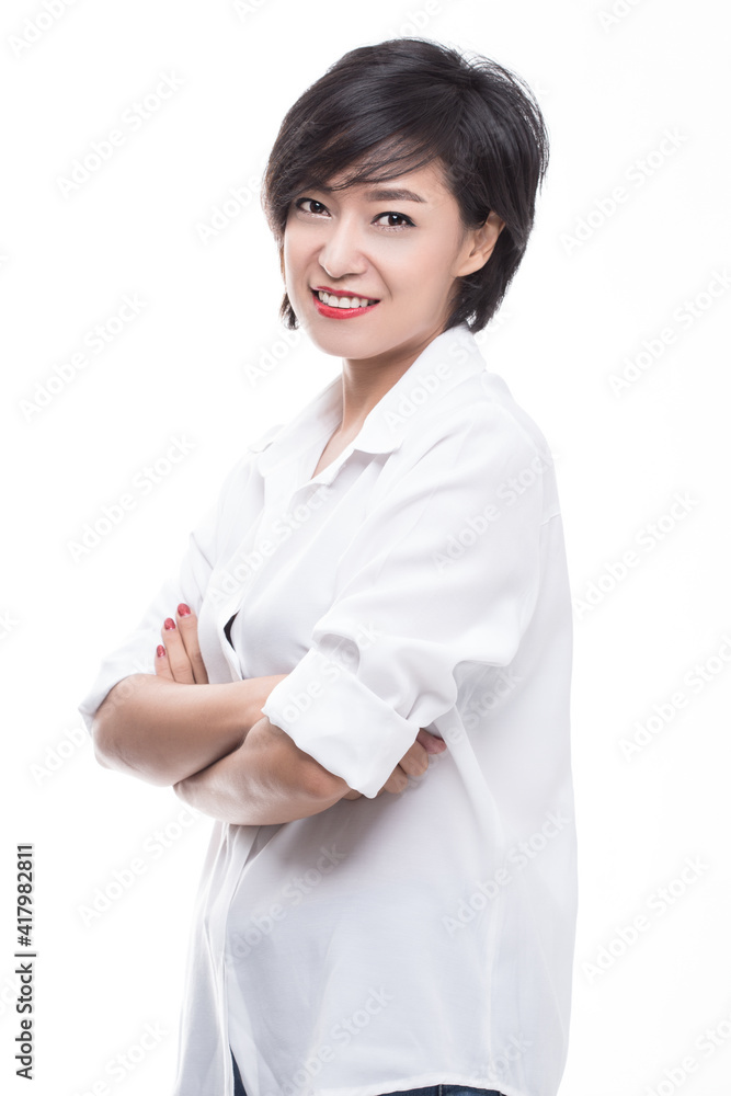 Portrait of beautiful woman with smile to you with health skin. Portrait of beautiful woman with smile to you with health skin.