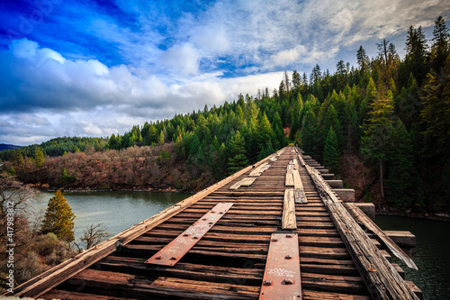 Stand By Me Bridge  Lake Britton  California