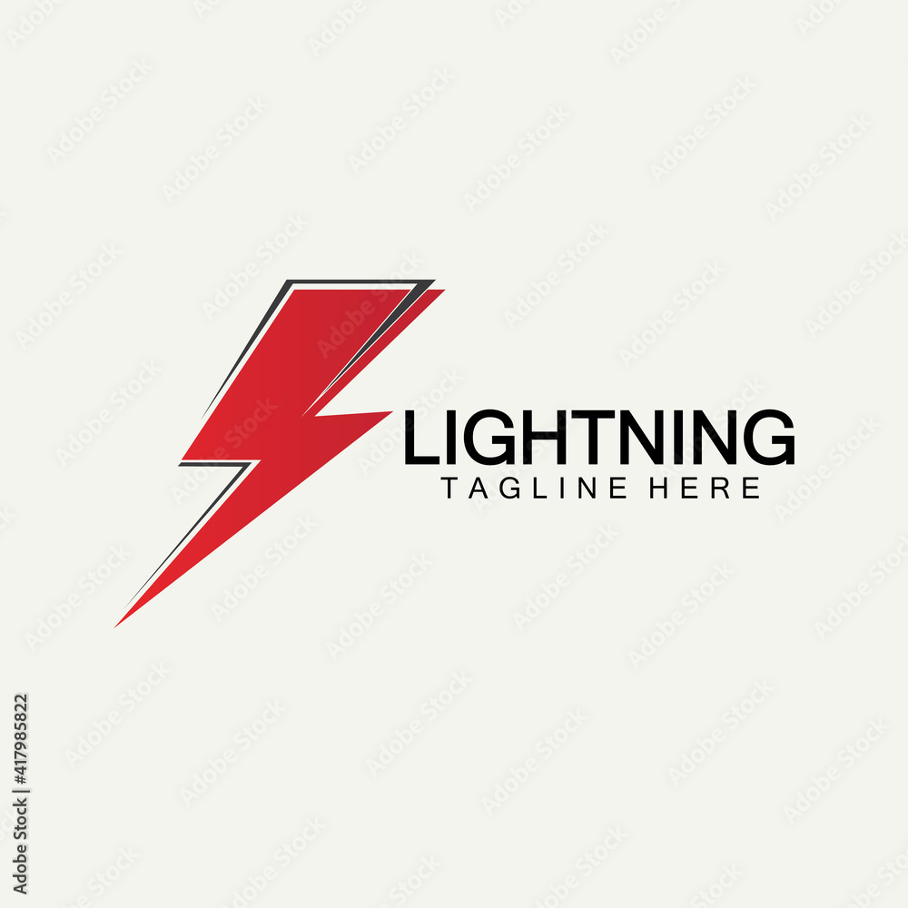 lightning thunder bolt electricity logo design template lightning thunder bolt electricity logo design template