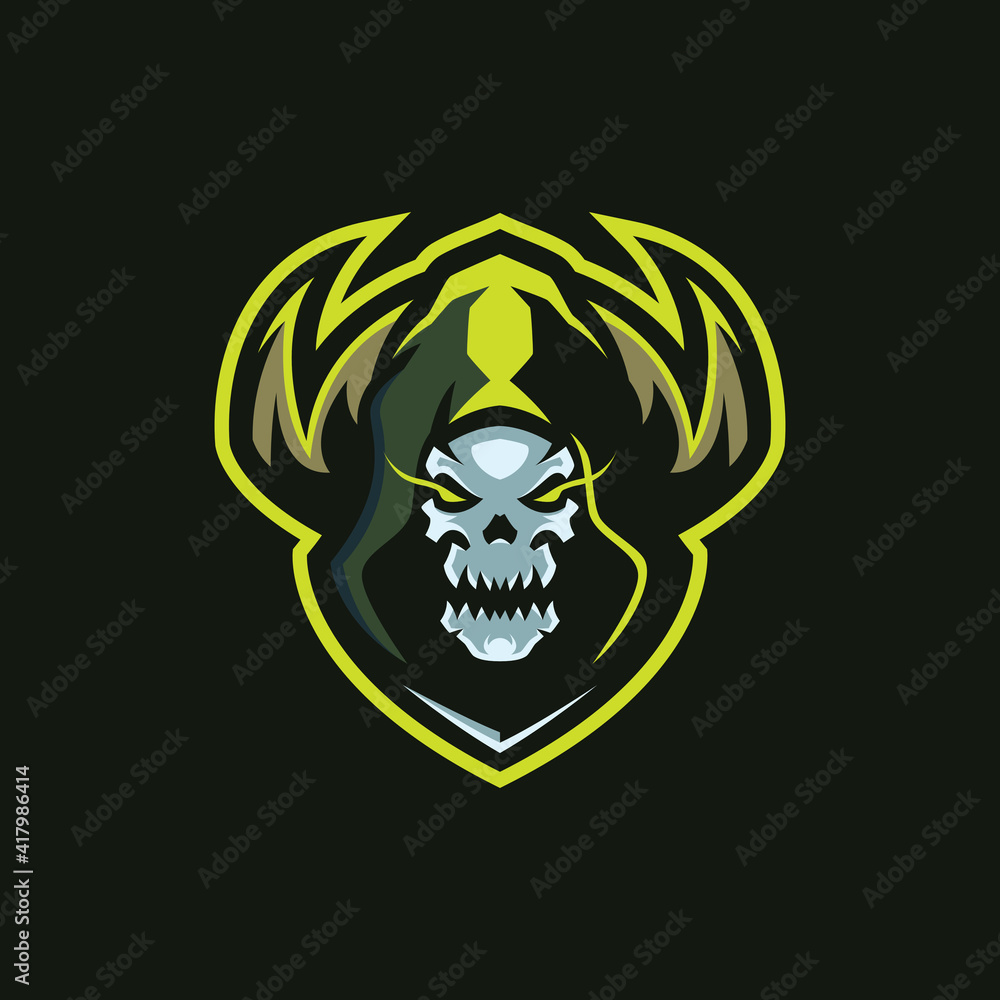 Skull Shaman Esports Logo Skull Shaman Esports Logo