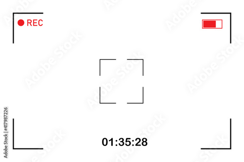 Vector ui screen. Overlay effect. Vector illustration. White background. Stock image. EPS 10.