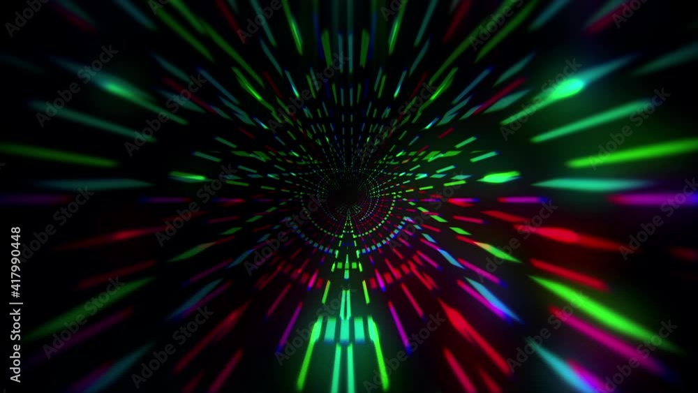 Digital Tunnel Motion Graphic. colorful lines speed flow shaped lights VJ loop background. For your big led screens during show performance. Abstract Visual. Digital Tunnel Motion Graphic. colorful lines speed flow shaped lights VJ loop background. For your big led screens during show performance. Abstract Visual.