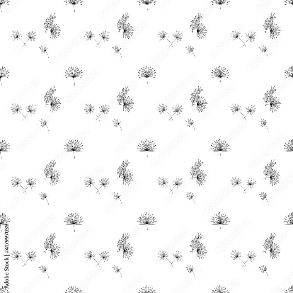 leaf motif tropical seamless design leaf motif tropical seamless design