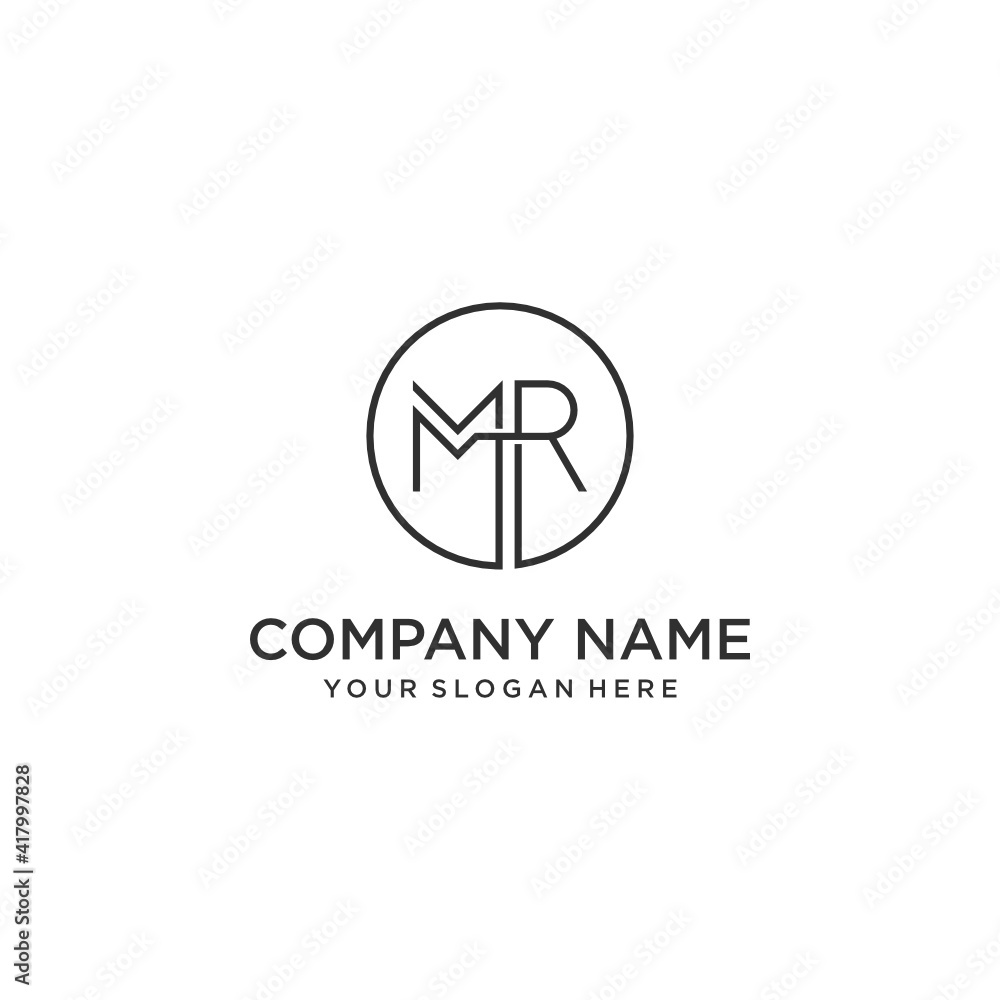 Abstract MR initials logo design. Simple, clean and luxurious. Suitable for consulting businesses, fashion, photographers, contractors, architecture and other businesses. Abstract MR initials logo design. Simple, clean and luxurious. Suitable for consulting businesses, fashion, photographers, contractors, architecture and other businesses.