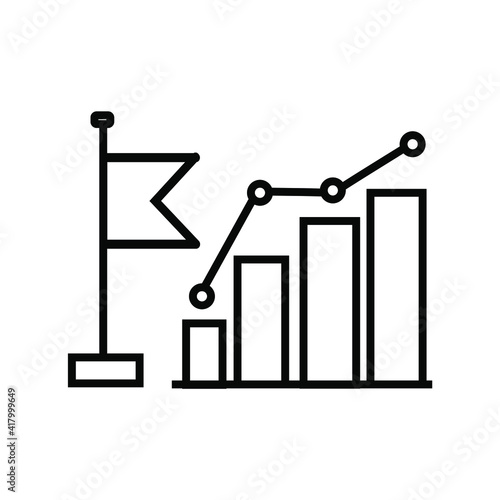 graph report of increase or growth in business
