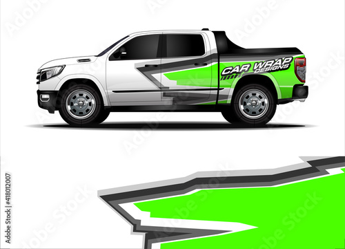 car graphic background vector. abstract lines concept  for truck and vehicles graphics vinyl wrap  