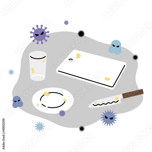 菌・ウィルスだらけのキッチン用品