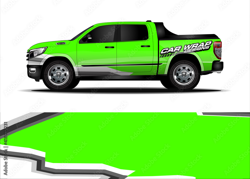 car graphic background vector. abstract lines concept  for truck and vehicles graphics vinyl wrap 
