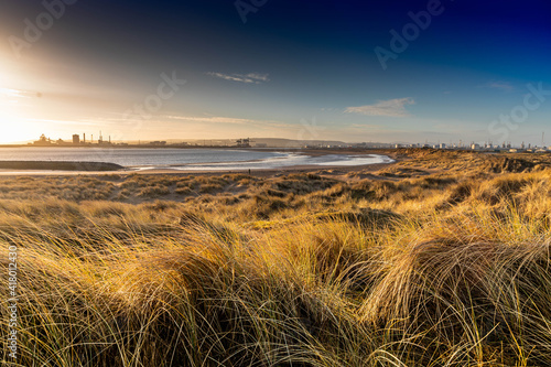 From the beach in Teesside photo