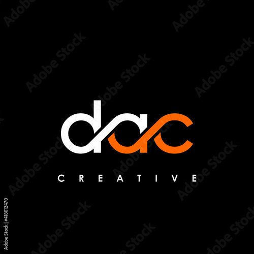 DAC Letter Initial Logo Design Template Vector Illustration