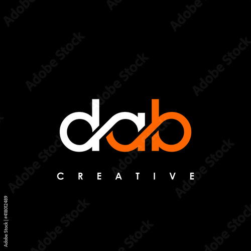 DAB Letter Initial Logo Design Template Vector Illustration