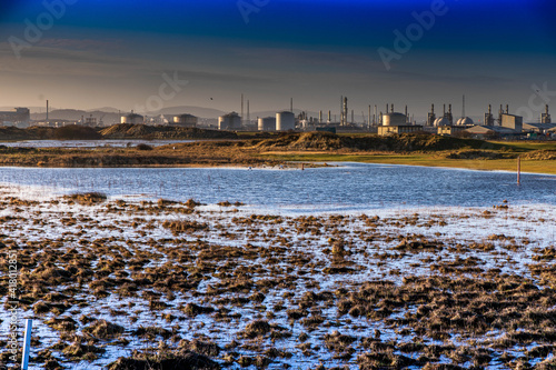 From the beach in Teesside