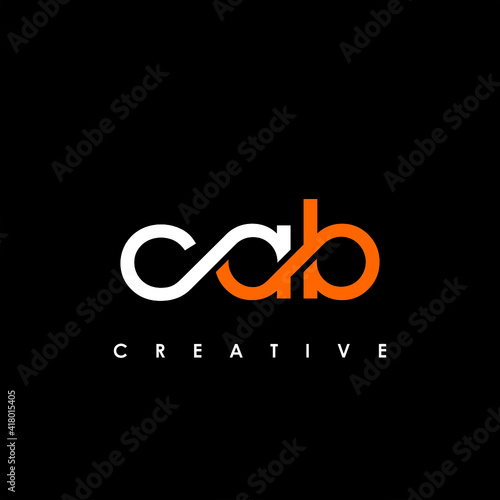 Fototapeta CAB Letter Initial Logo Design Template Vector Illustration