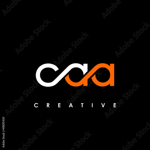 CAA Letter Initial Logo Design Template Vector Illustration