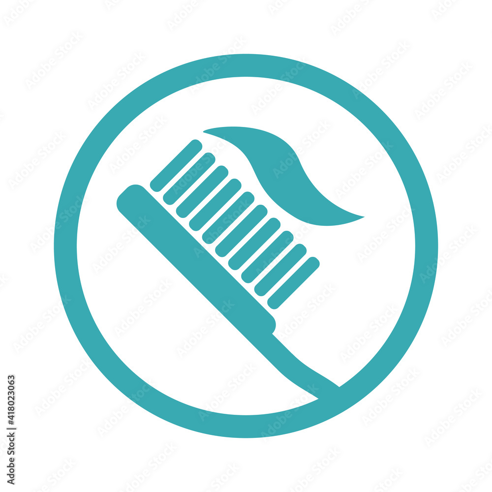 Toothbrush with toothpaste icon vector illustration design isolated Toothbrush with toothpaste icon vector illustration design isolated