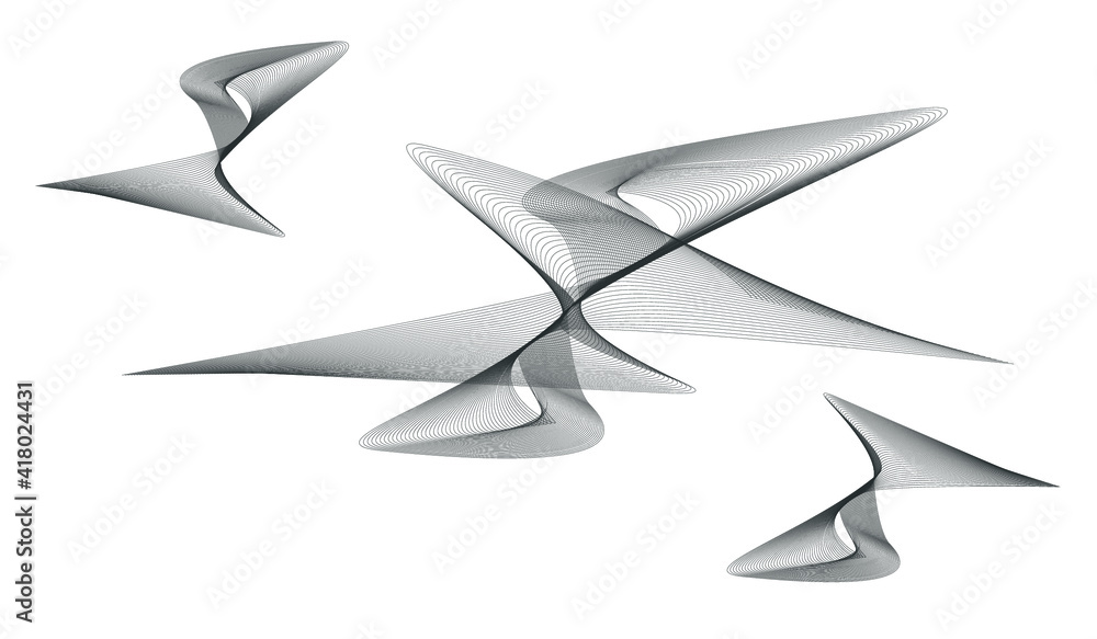 Black abstract line drawing. Geometric shapes. Professional dynamic design. Futuristic wavy design vector. Architecture mesh vectors. Motion. Object ideas. Architecture background. Grayscale Black abstract line drawing. Geometric shapes. Professional dynamic design. Futuristic wavy design vector. Architecture mesh vectors. Motion. Object ideas. Architecture background. Grayscale